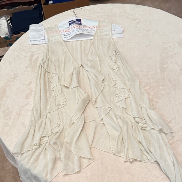 Off white see through vest - Picture 1 of 3